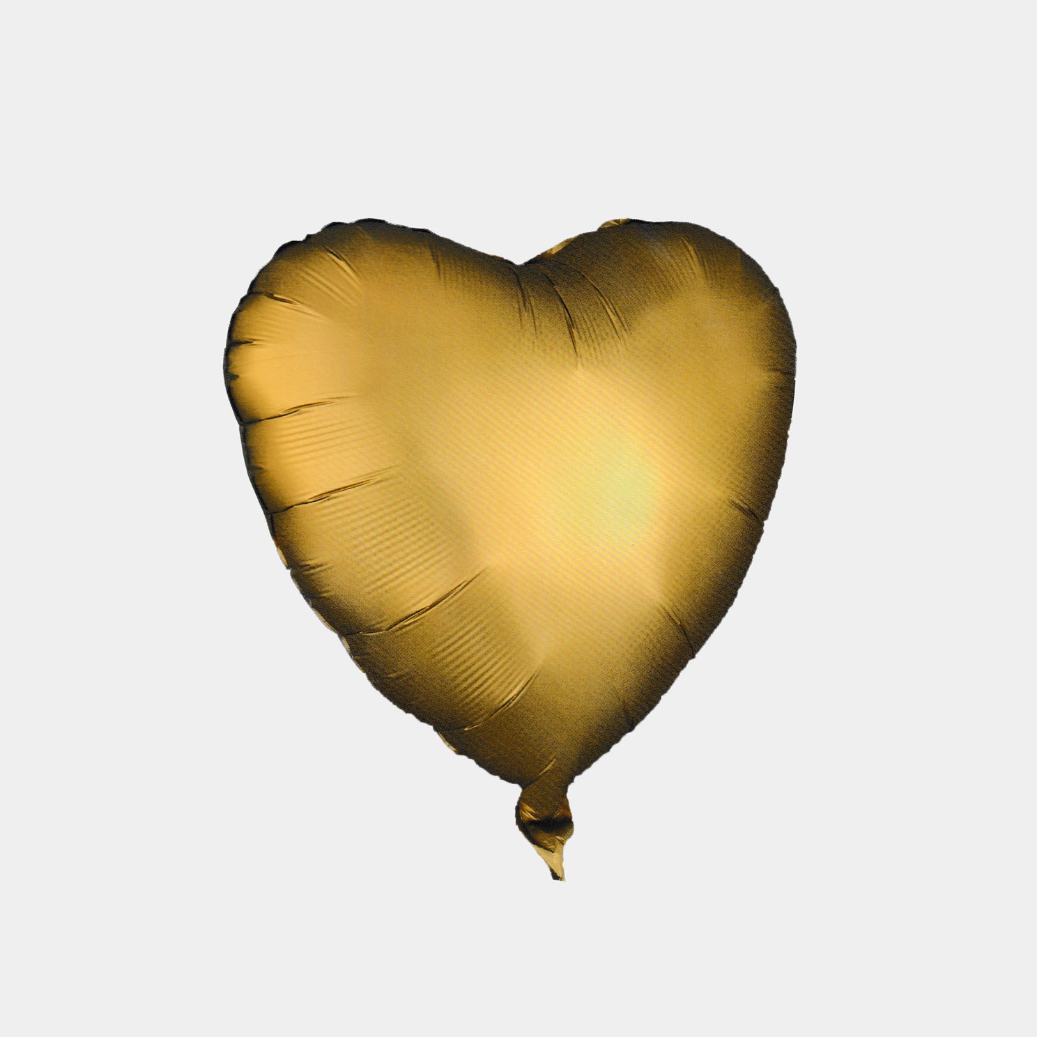 Foil Balloon Heart - Satin Gold